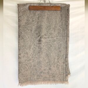 Large Soft Silver Scarf